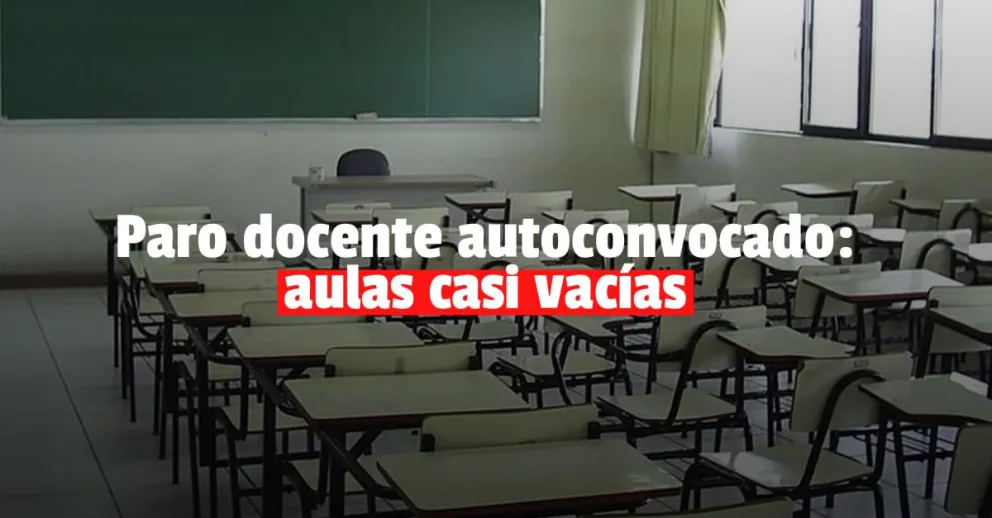 Hubo un 70% de ausentismo docente en las escuelas primarias y secundarias