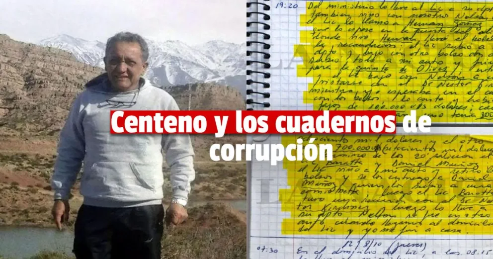 Centeno habló sobre los cuadernos y las causas de corrupción