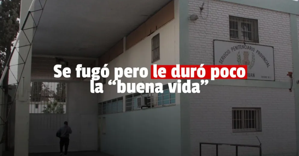 Encontraron a un prófugo del Penal de Chimbas