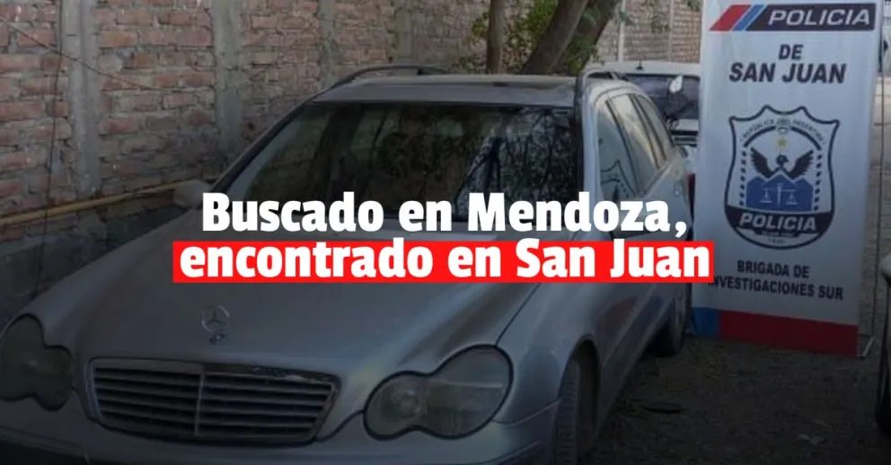 Encontraron en la provincia un auto que tenía pedido de secuestro en Mendoza