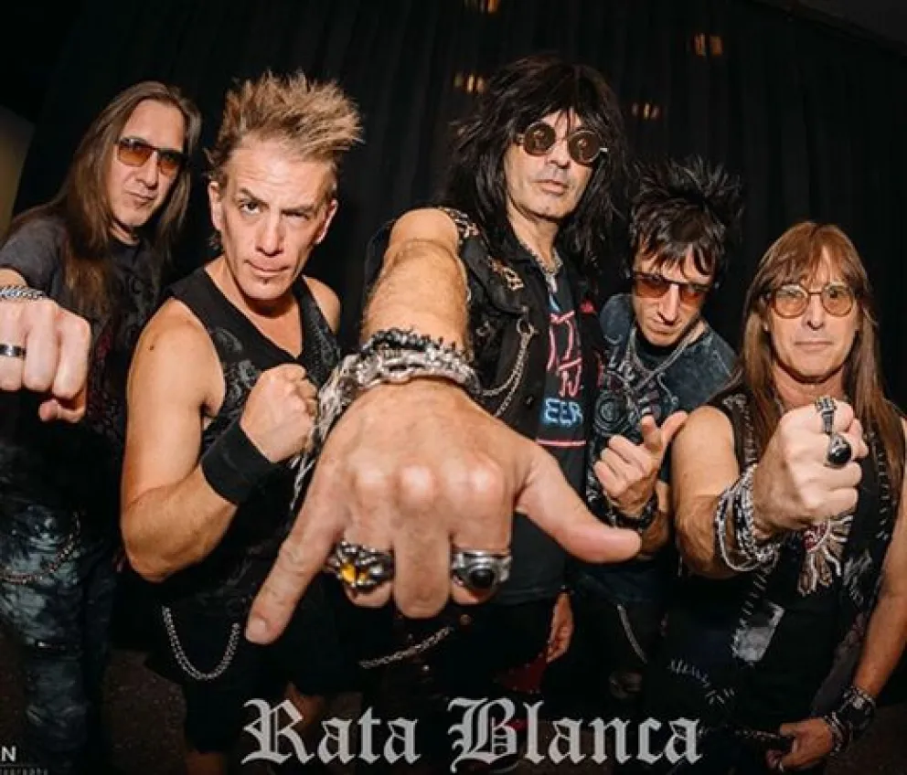  ¡No falta nada para una gran noche de rock! Rata Blanca llega al Valle