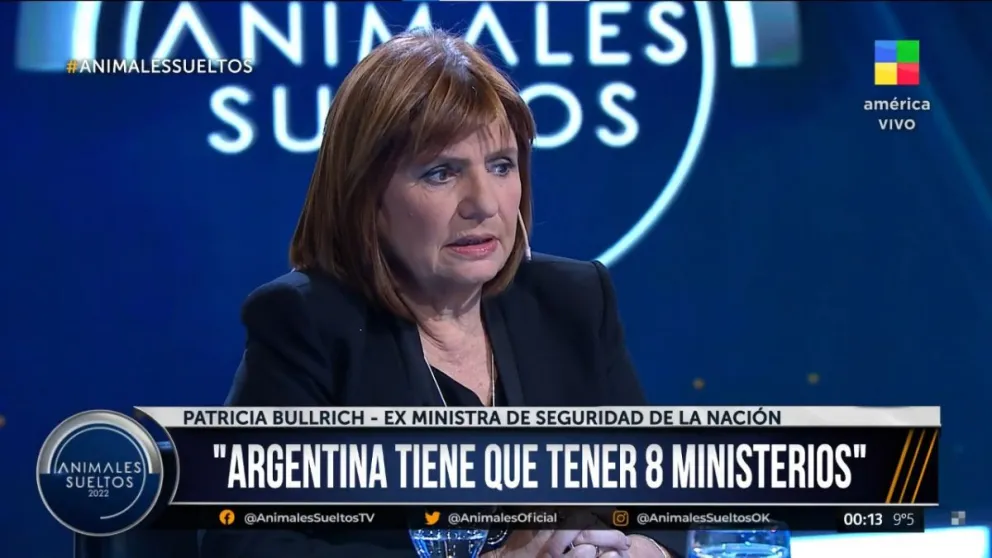 Patricia Bullrich afirmó que cerrará los Ministerios de Salud y Educación