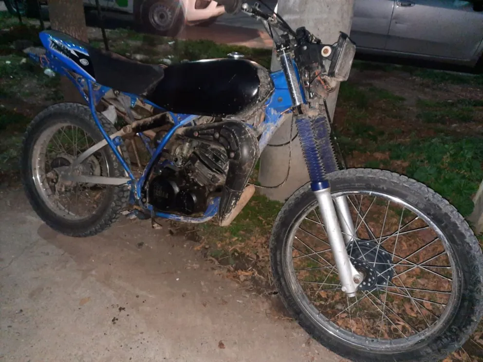 Policías secuestraron una moto robada en el Don Bosco