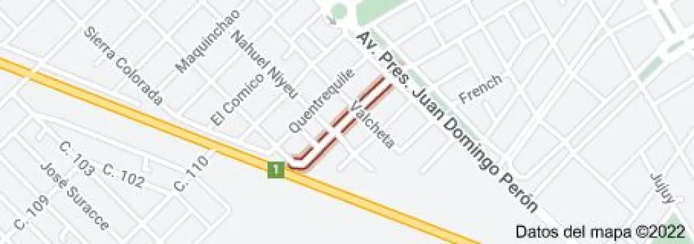 Varios golpeados, entre ellos un niño, en un choque en zona peligrosa de la avenida Perón 