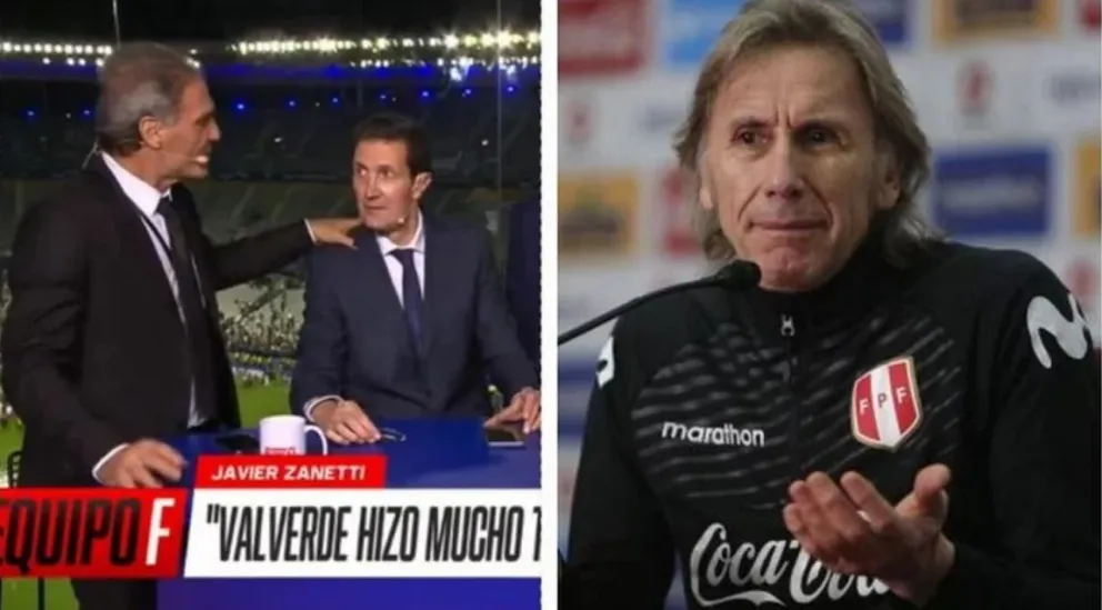 Desopilante momento: Ricardo Gareca apuró en vivo a Oscar Ruggeri