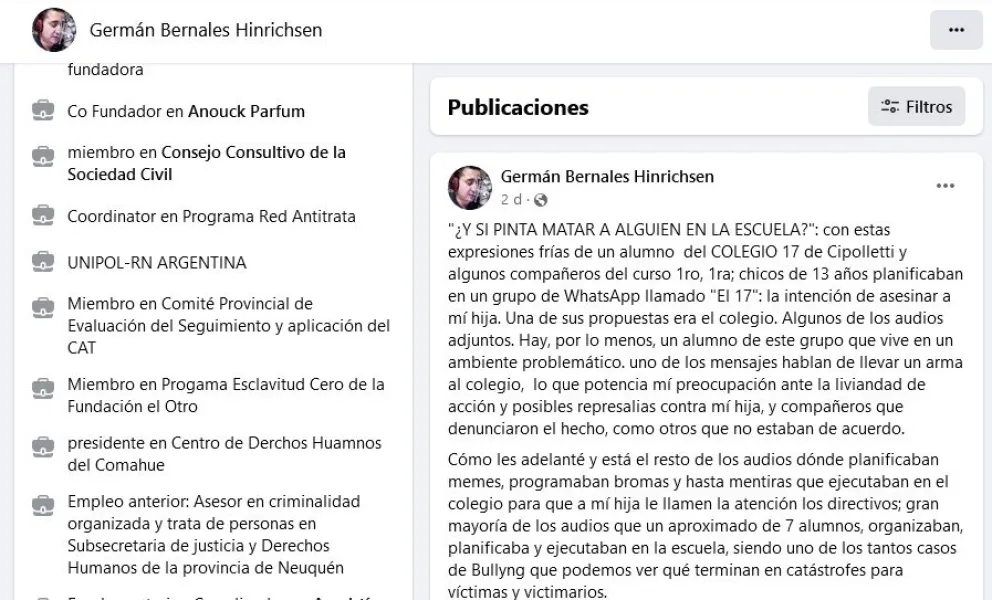 Dramático: denuncian que un grupo de estudiantes planeaba asesinar a una compañera