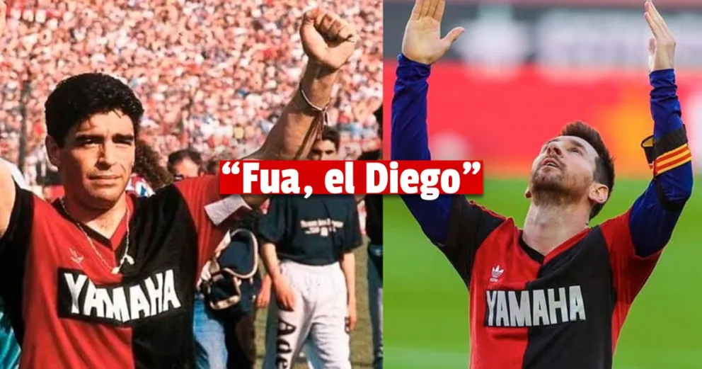 La historia inédita del festejo de Lionel Messi en homenaje a Diego Maradona