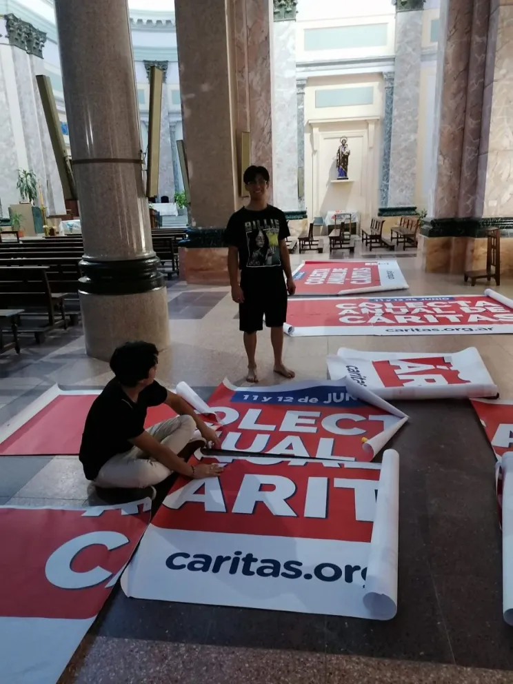 Cáritas de Viedma muy agradecida por el aporte solidario
