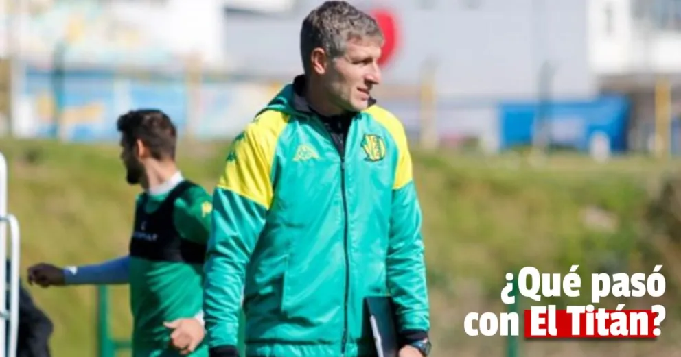 Martín Palermo renunció a su cargo como entrenador de Aldosivi