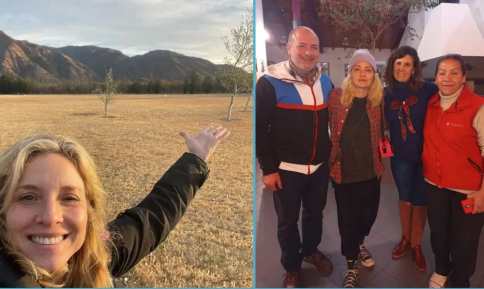 Dolores Fonzi y Carla Peterson filmaron escenas de una película en el norte puntano