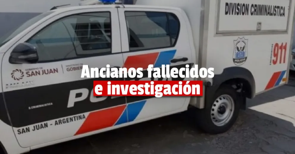 Encontraron a dos ancianos fallecidos