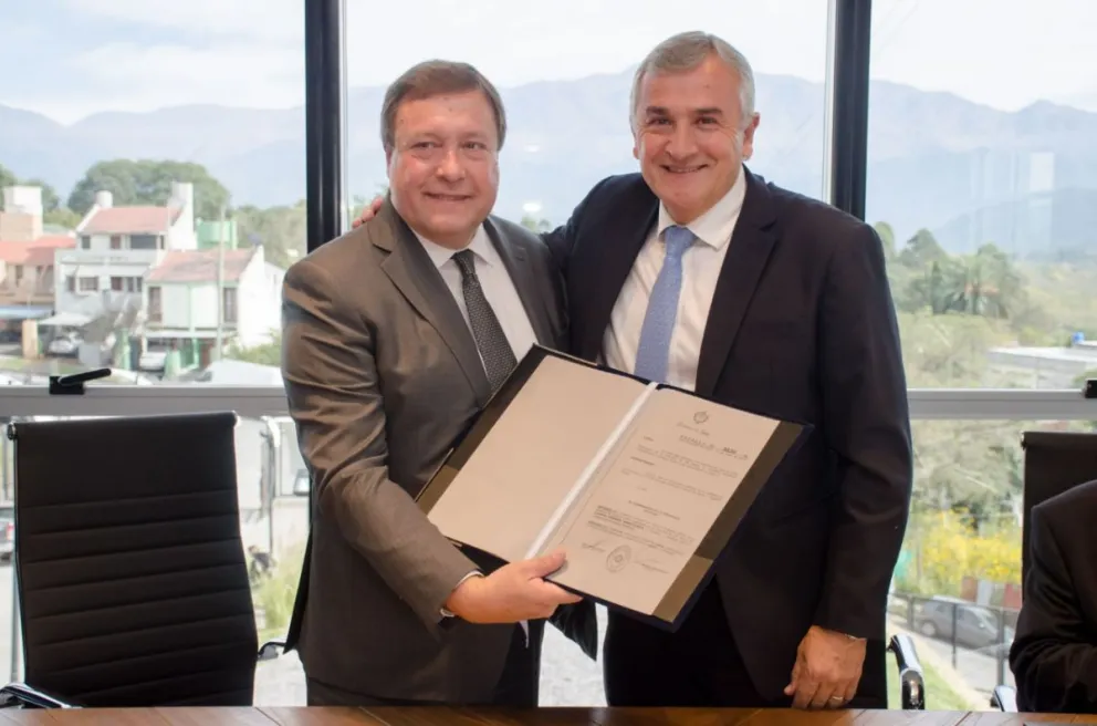 Gerardo Morales habló de una posible alianza con Juntos Somos Río Negro