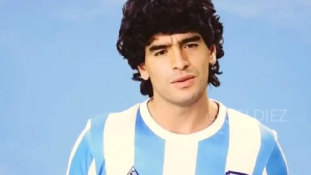 Recrearon a Diego Maradona con inteligencia artificial y un mensaje conmovedor: “No me olviden”