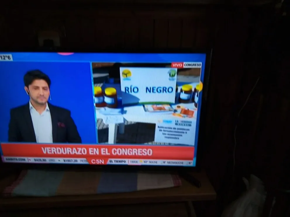 San Javier presente en el "Verdurazo" en el Congreso