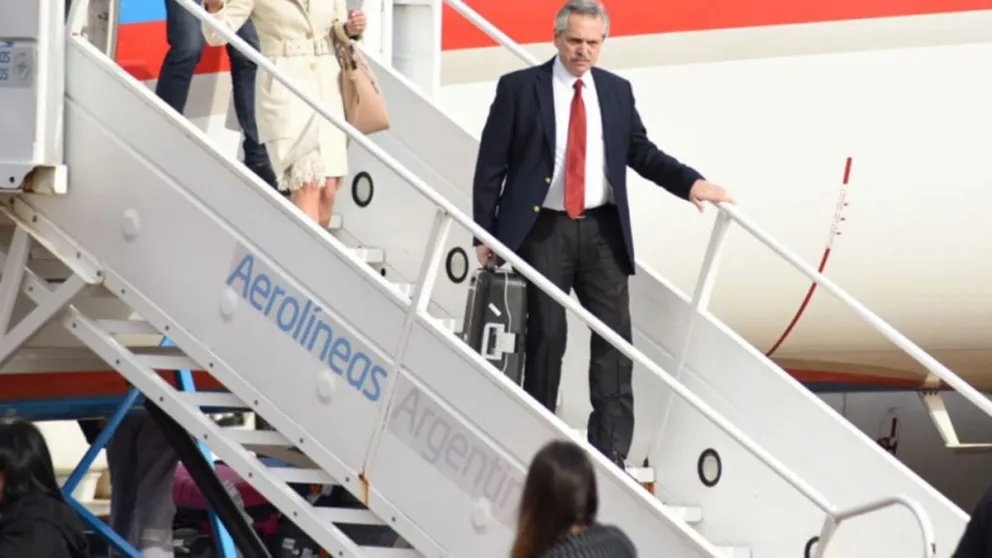 El presidente Alberto Fernández inicia su gira por España y Alemania