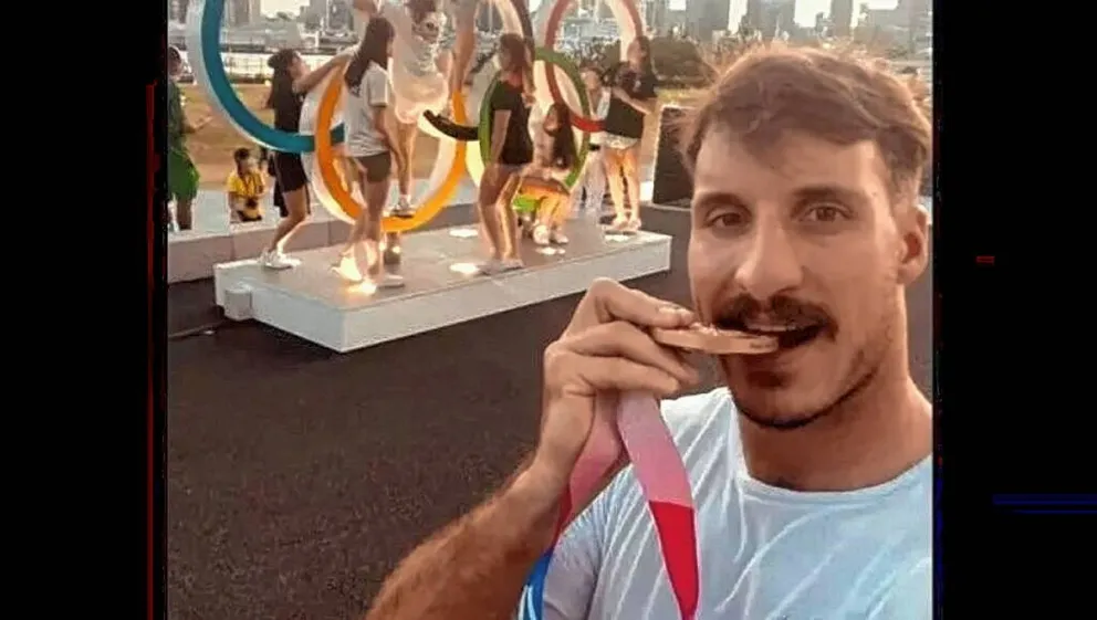 Felipe Del Mestre, capitán de Los Pumas Seven, sufrió el robo de la medalla de bronce obtenida en Tokio 2020