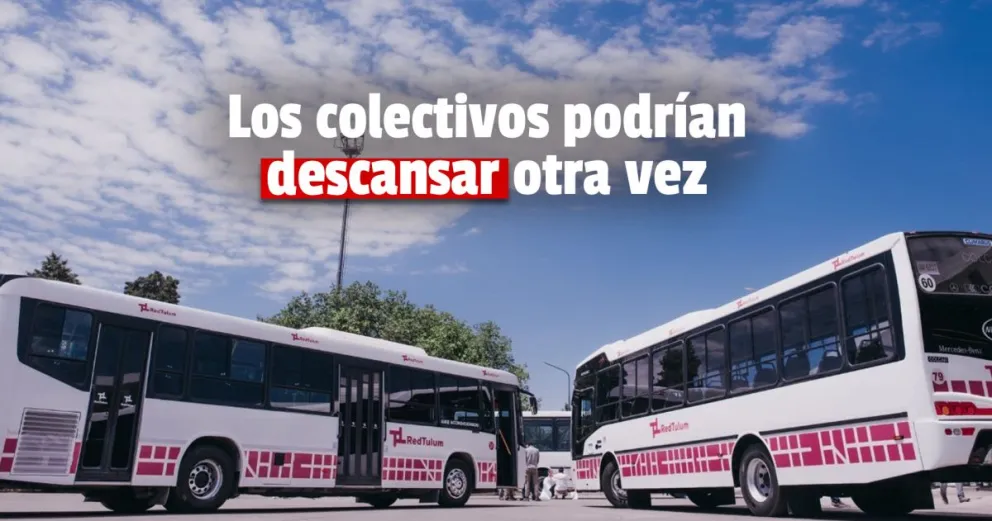 Los colectivos podrían descansar otra vez