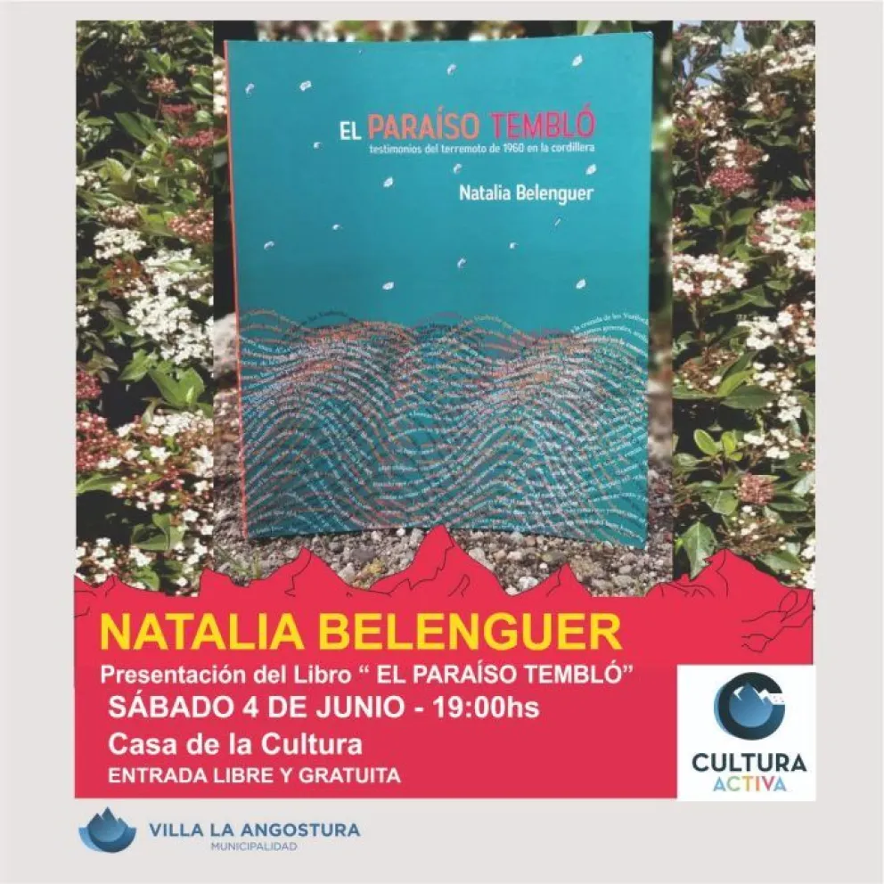 Natalia Belenguer presenta su libro “El Paraíso Tembló”