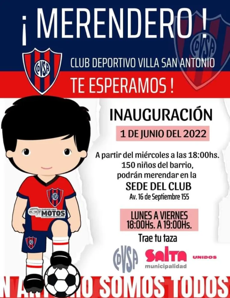 ¡Panza llena, corazón contento! La iniciativa del Club Villa San Antonio para colaborar con 150 niños