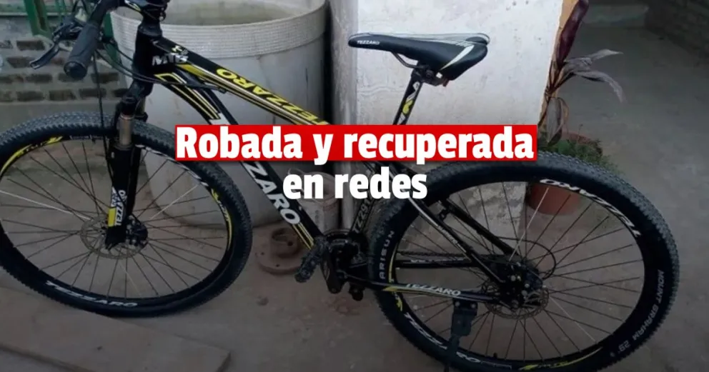 Le robaron la bicicleta y la encontró publicada en las redes sociales