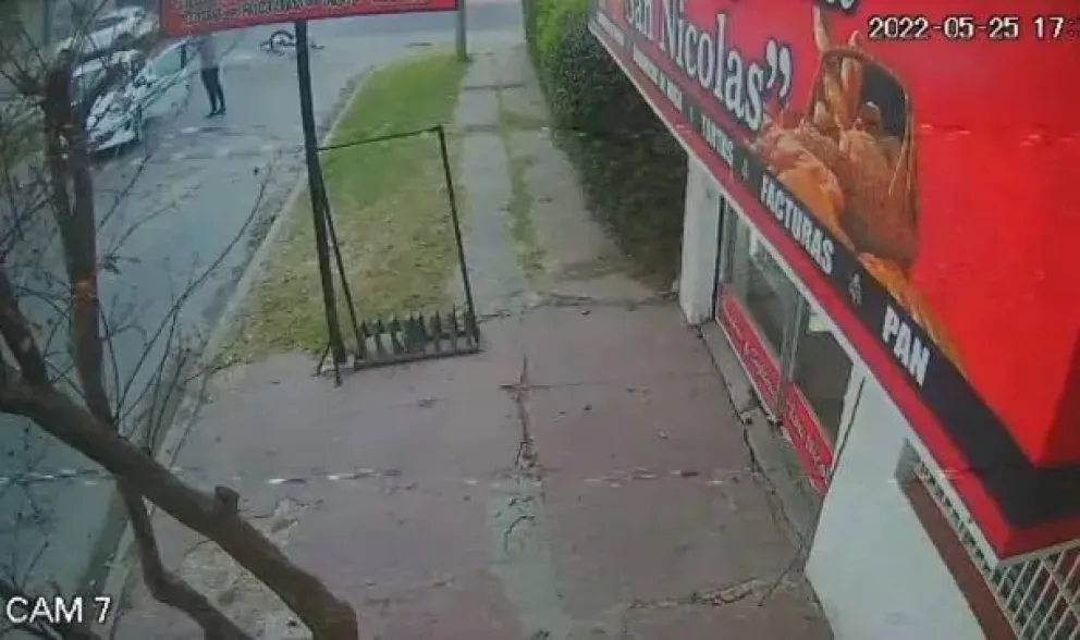Así registró una cámara de seguridad el accidente de “El Noba”