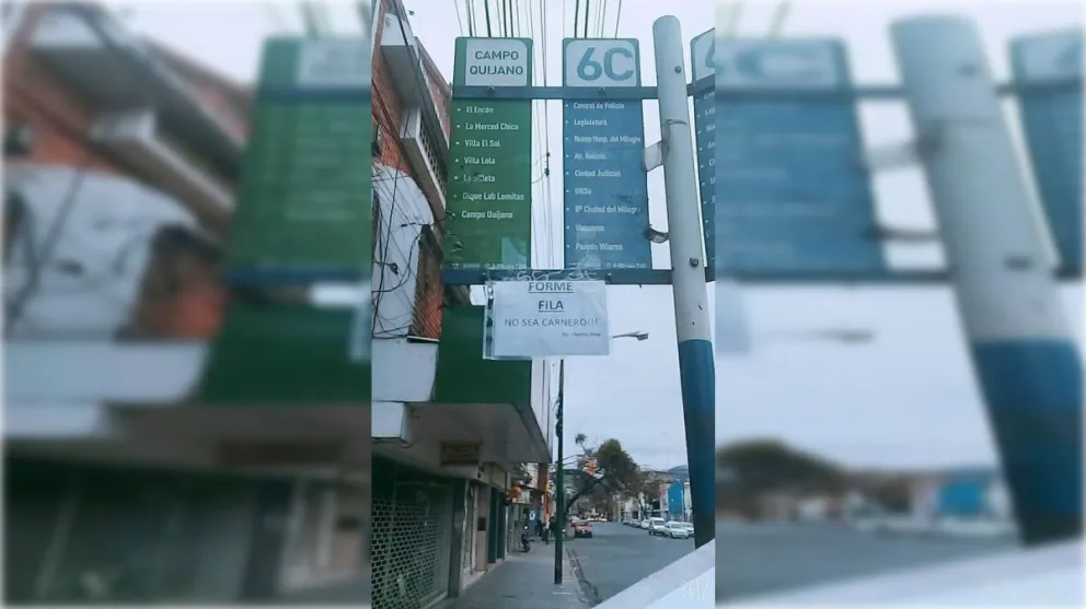Usuario de SAETA dejó un claro mensaje: “Forme fila. No sea carnero”