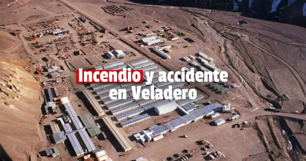 Se incendió la cocina del hotel en el campamento "Amarillos"  en Veladero