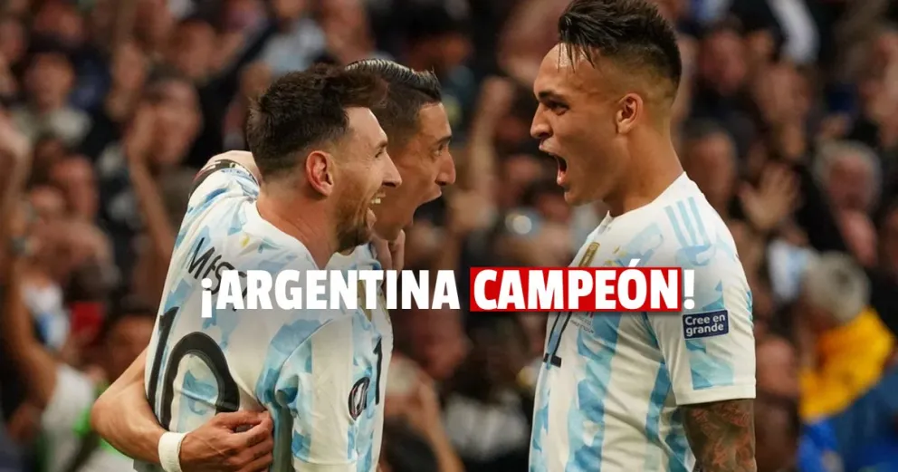 La Selección Argentina goleó a Italia y se consagró campeón de la Finalissima en Wembley