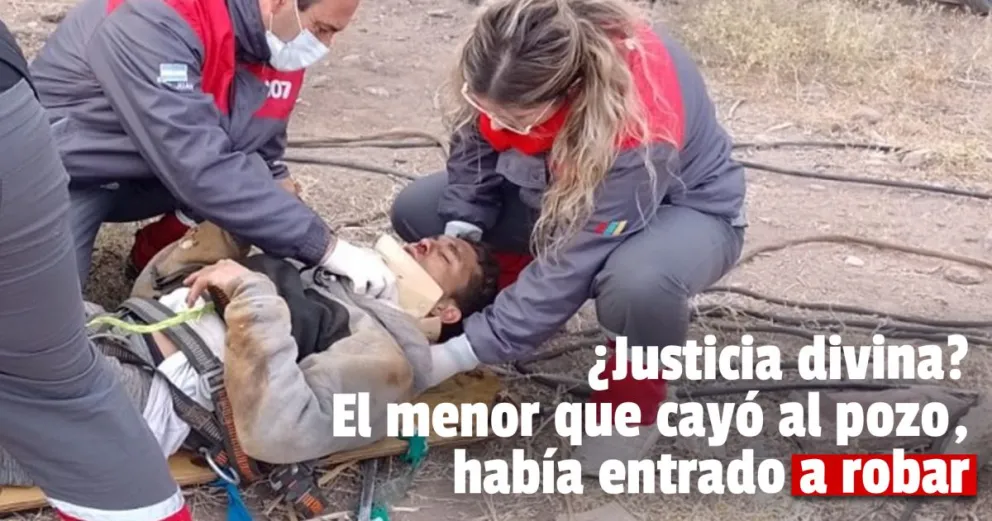 El menor que cayó al pozo fue imputado por robo en grado de tentativa 