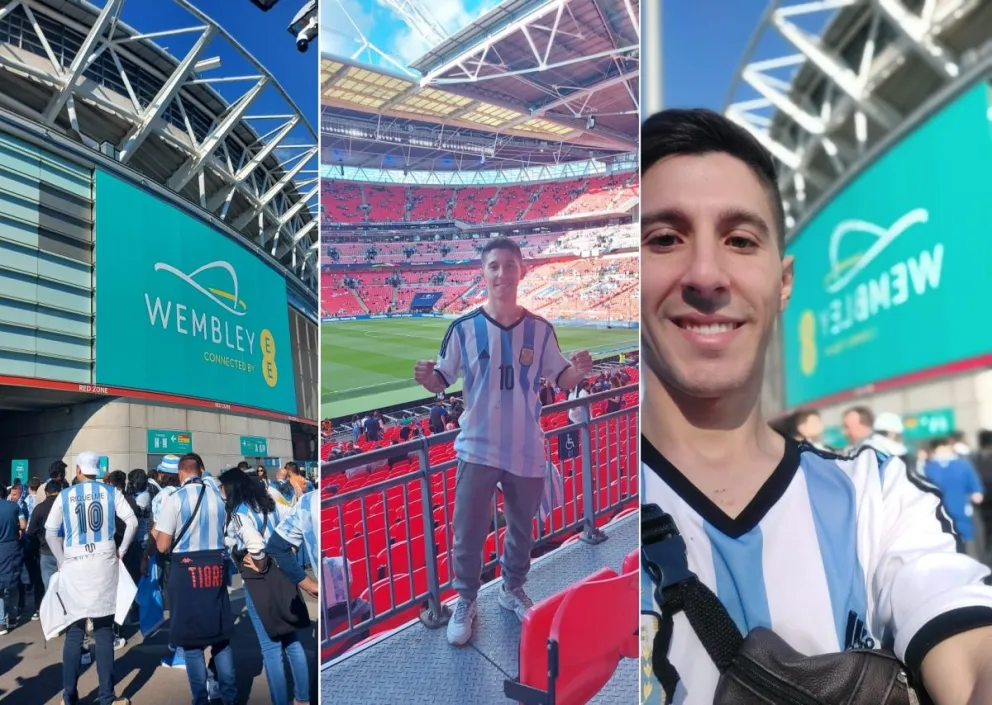 VIDEO: un joven de la región estuvo en el partido de Argentina ¡Mirá como se vivió en el estadio y los festejos!