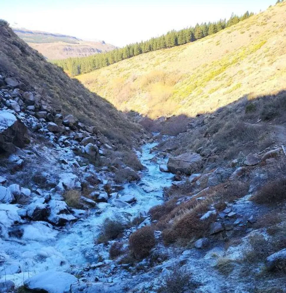 Conocé el hermoso fenómeno natural que ocurrió en Neuquén 