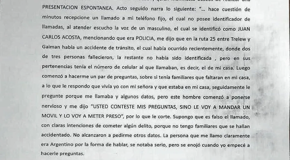 Estafadores llaman a teléfonos de la zona avisando de un falso accidente fatal para captar víctimas