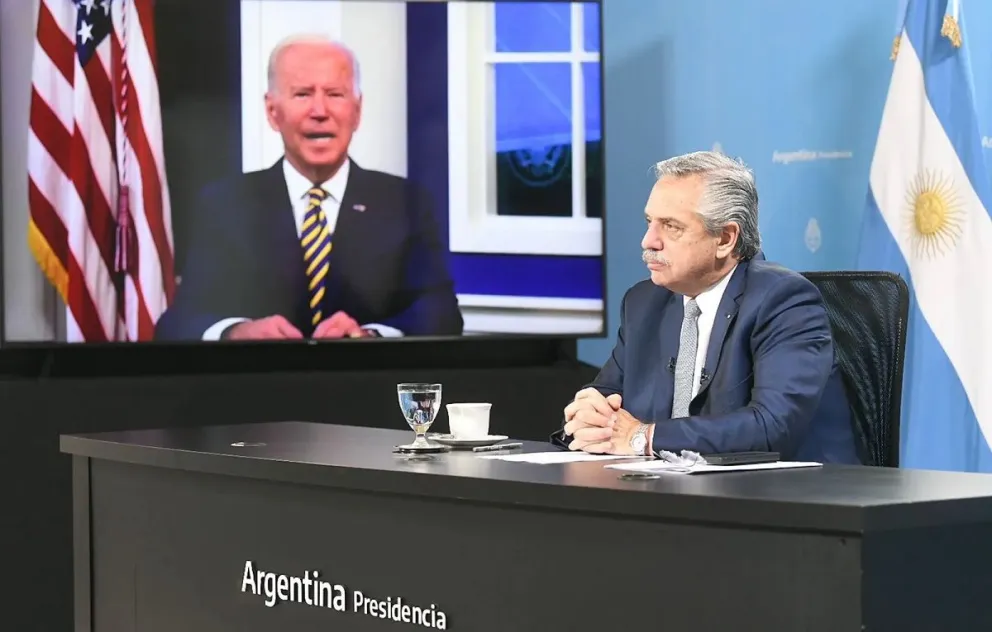 Alberto Fernández Joe Biden