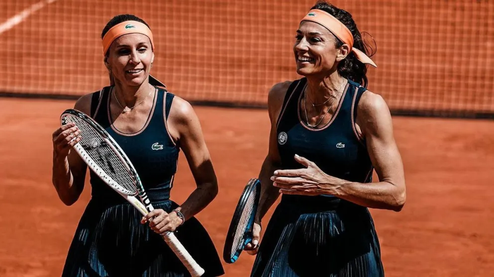 Lo hicieron de nuevo: Gaby Sabatini y Gisela Dulko se impusieron en Roland Garros