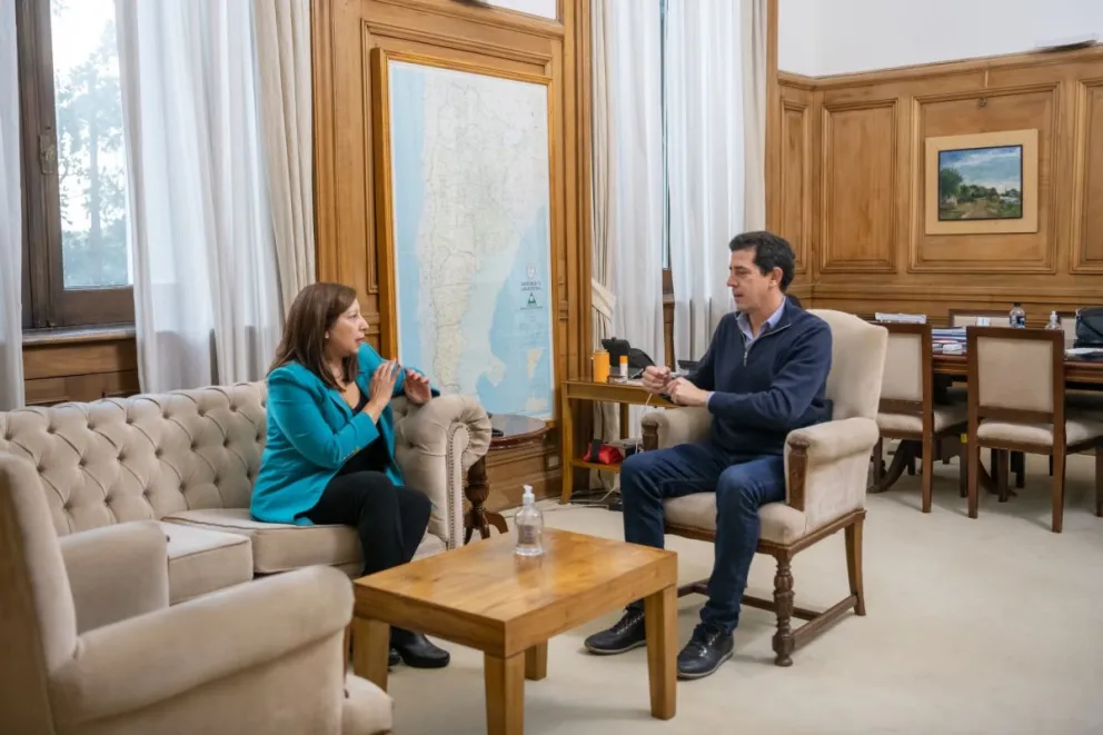 Carreras y De Pedro repasaron nuevas obras para Río Negro