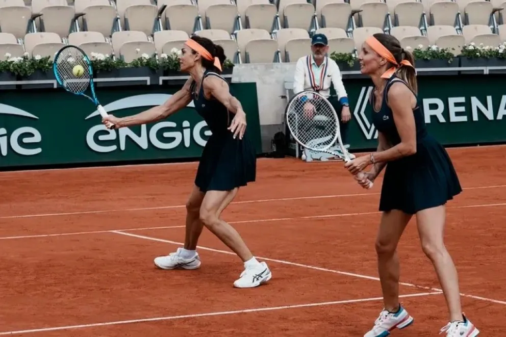 Sabatini y Dulko volvieron a ganar y aguardan por un lugar en la final de Roland Garros