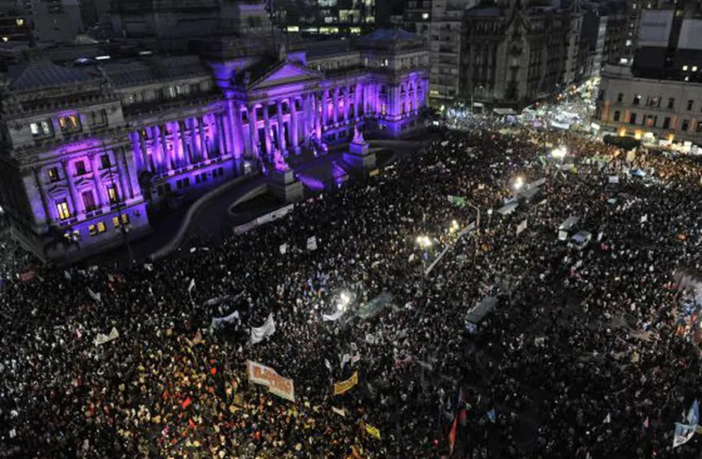 A siete años de la primera marcha "Ni una Menos", movilizaciones en todo el país