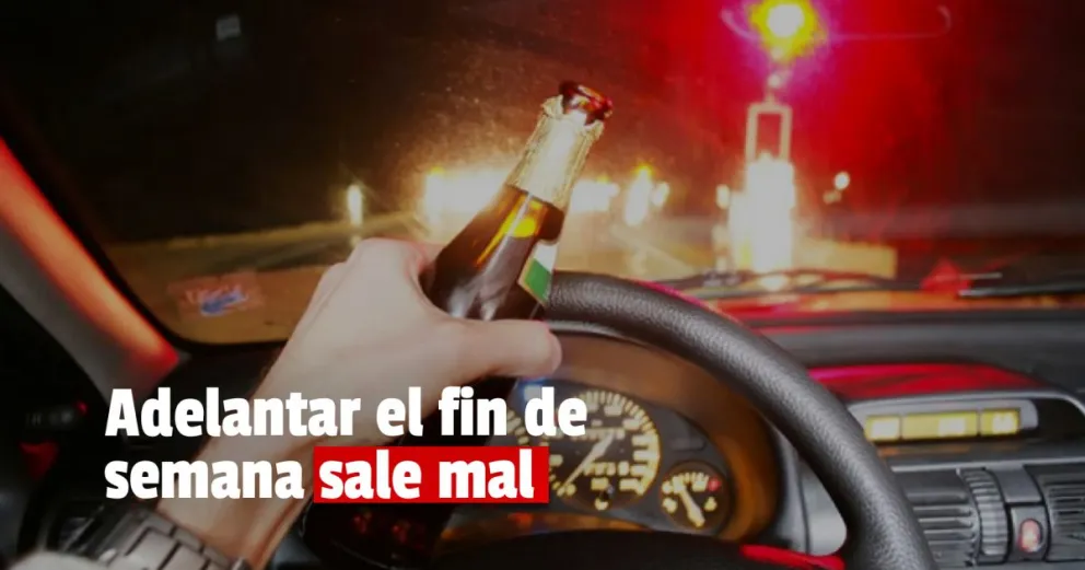 Un choque en cadena dejó a un conductor detenido por manejar en estado de ebriedad