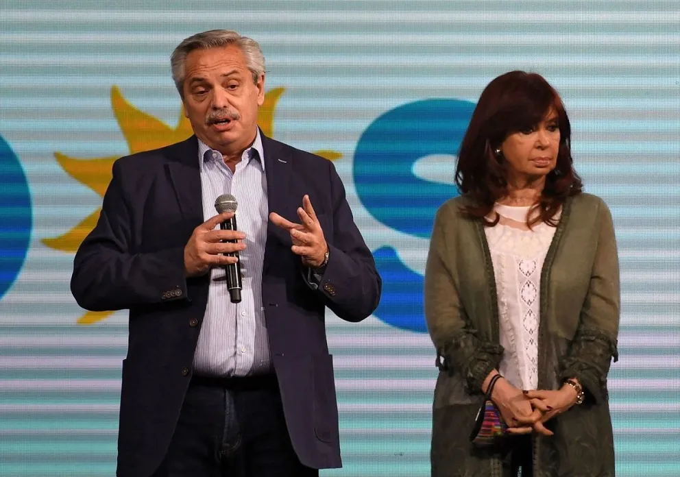 Alberto Fernández y Cristina Kirchner