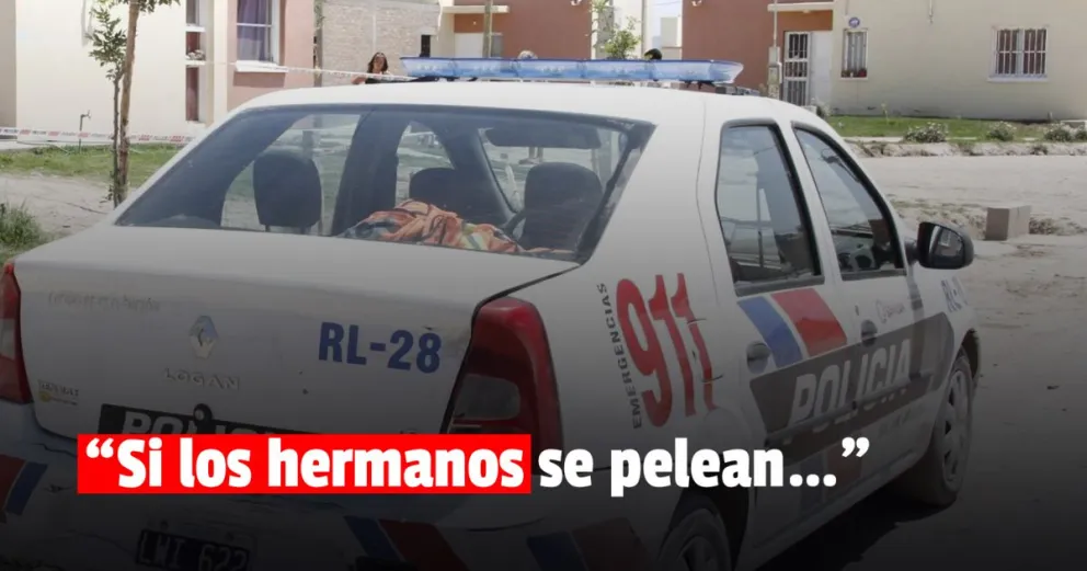 Dos hermanos se agredieron y terminaron en la comisaría 