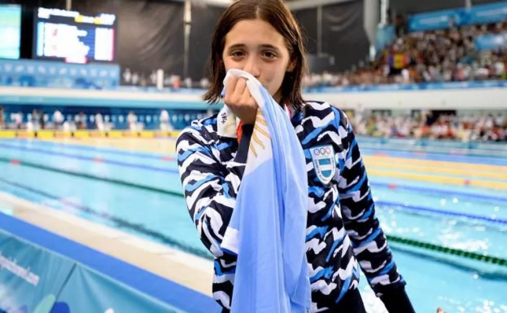 Delfina Pignatiello se retira de la natación a los 22 años 