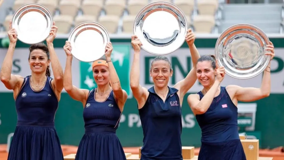 Sabatini y Dulko dieron batalla pero perdieron la final del torneo de Leyendas en Roland Garros