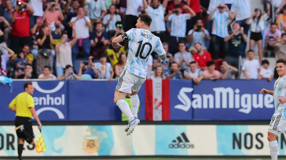 Para el recuerdo: Argentina goleó a Estonia con cinco goles de Messi