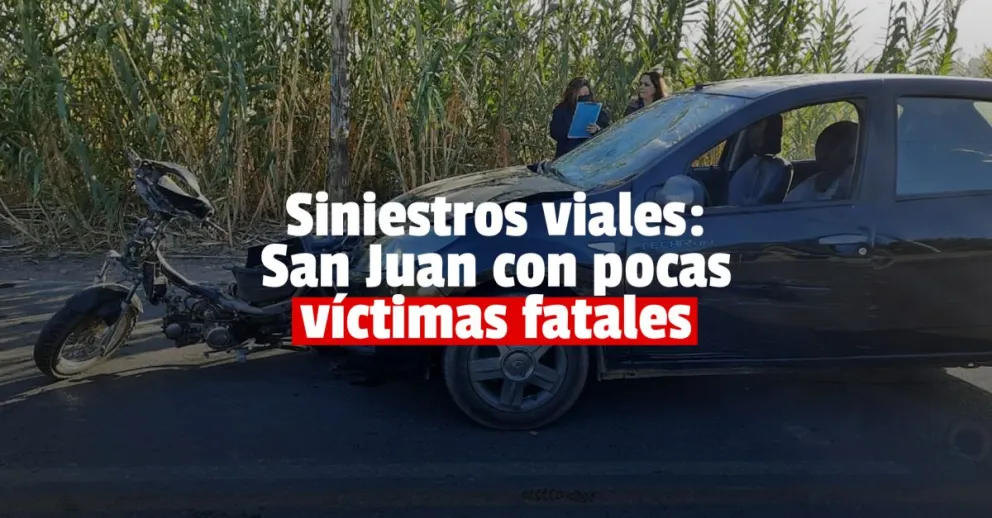 San Juan se encuentra entre las provincias con menos víctimas fatales en siniestros viales