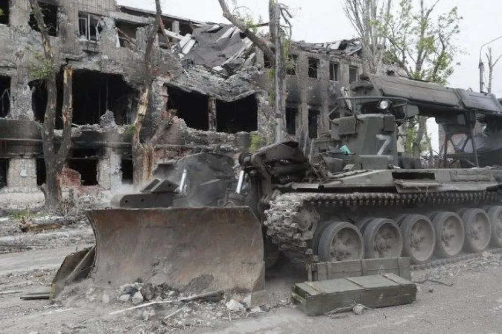 Rusia informó que tanques suministrados por países de Europa del Este son destruidos cerca de Kiev
