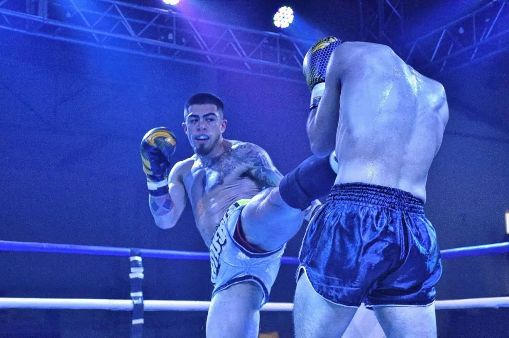 Luciano García se quedó con el título regional WKF ante su público