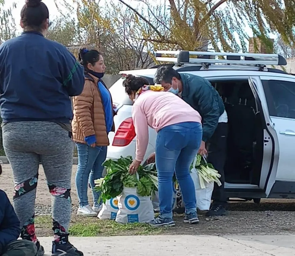 Bolsones de alimento sano y a precio justo: una propuesta para familias de la Comarca