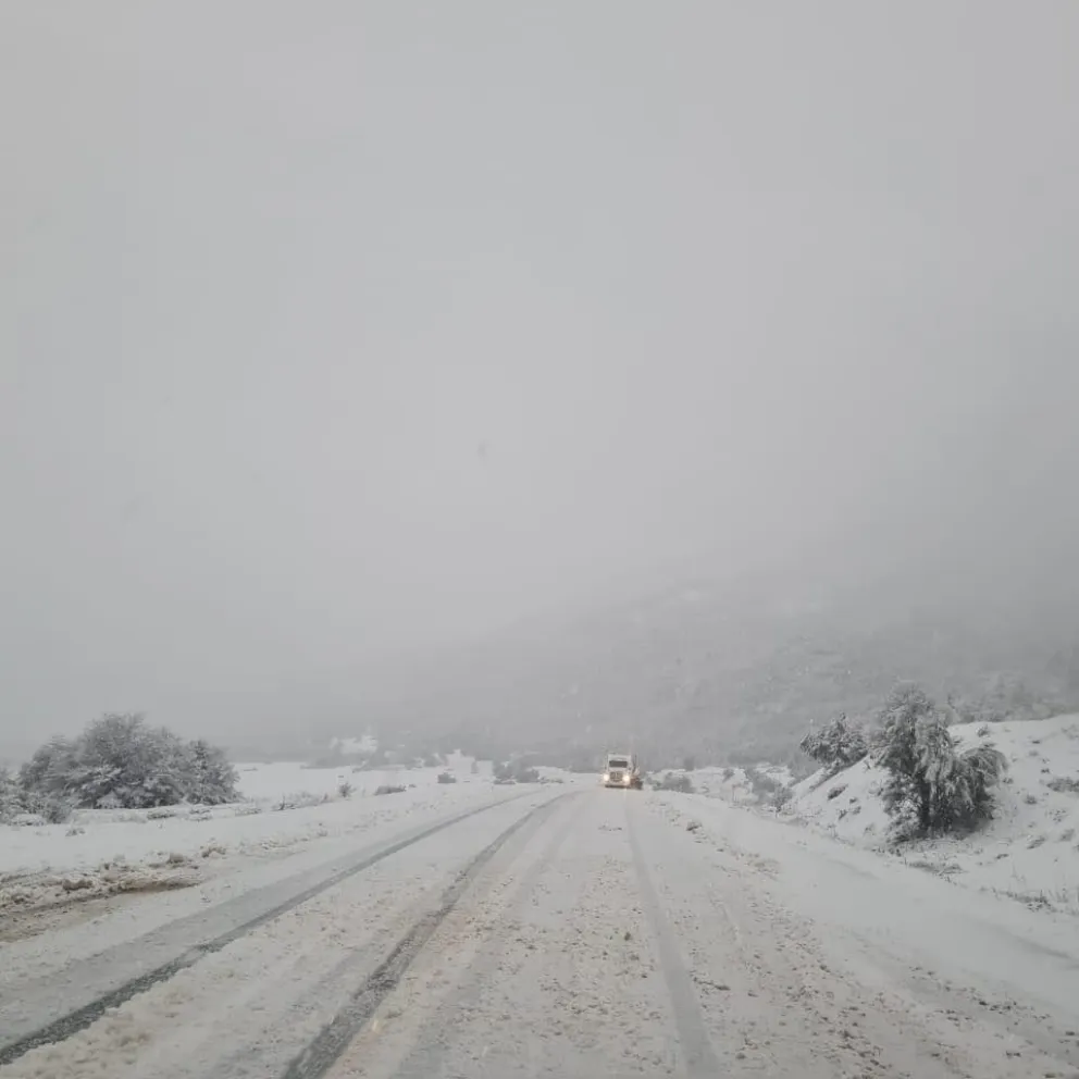 Así está la Ruta 40 camino a El Bolsón 