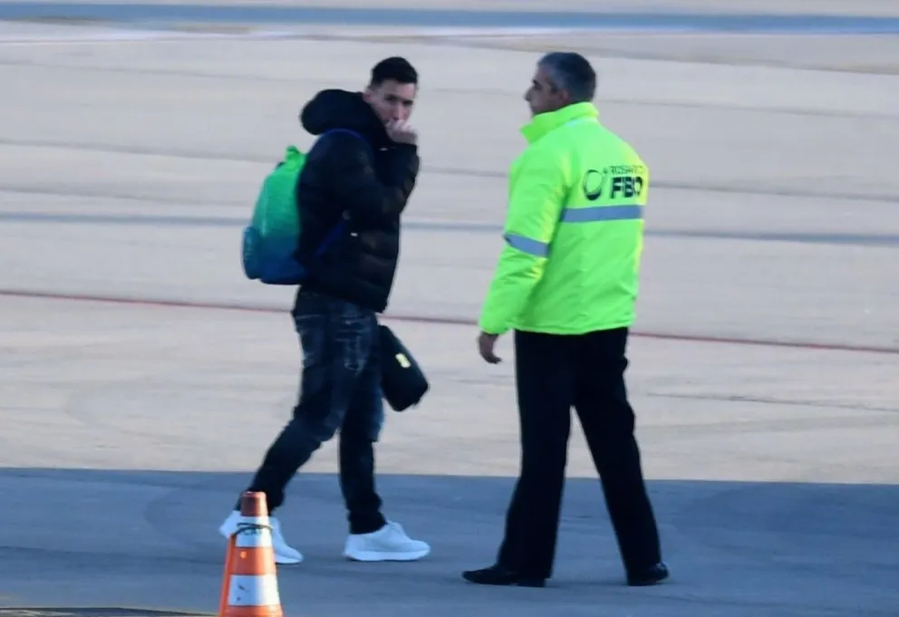 Messi ya llegó a Rosario para disfrutar de sus vacaciones tras la gira con la Selección