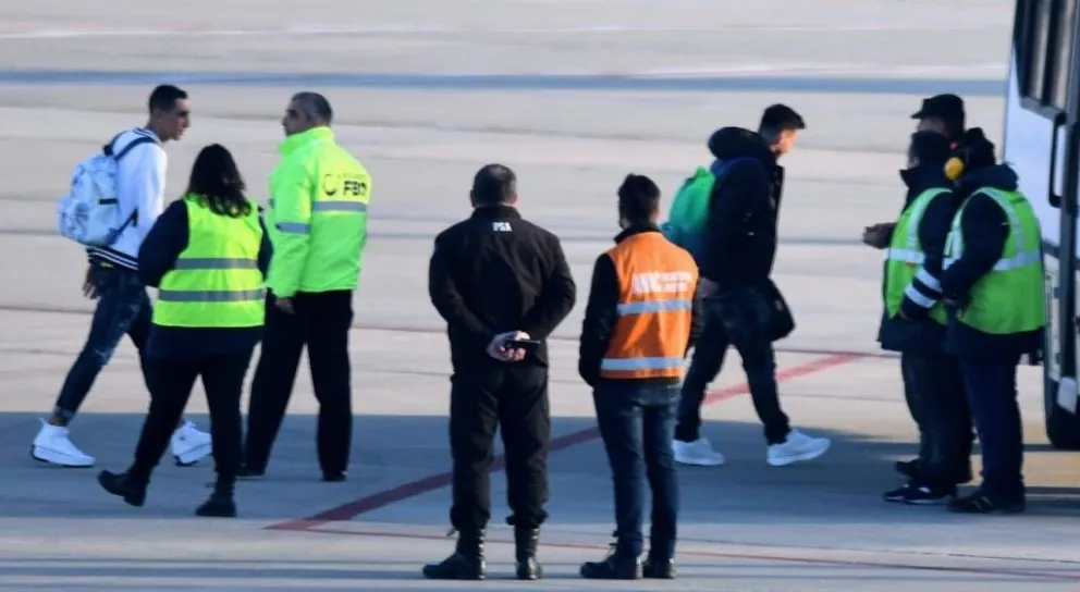 Tras el amistoso con Estonia, Messi llegó a Rosario junto a Di María, De Paul y Lo Celso